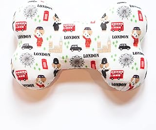 Pet London London British Squeaker Bone Dog Toy-Full size squeaky insert- UK design with characer dogs, London Bus & Telephone boxes