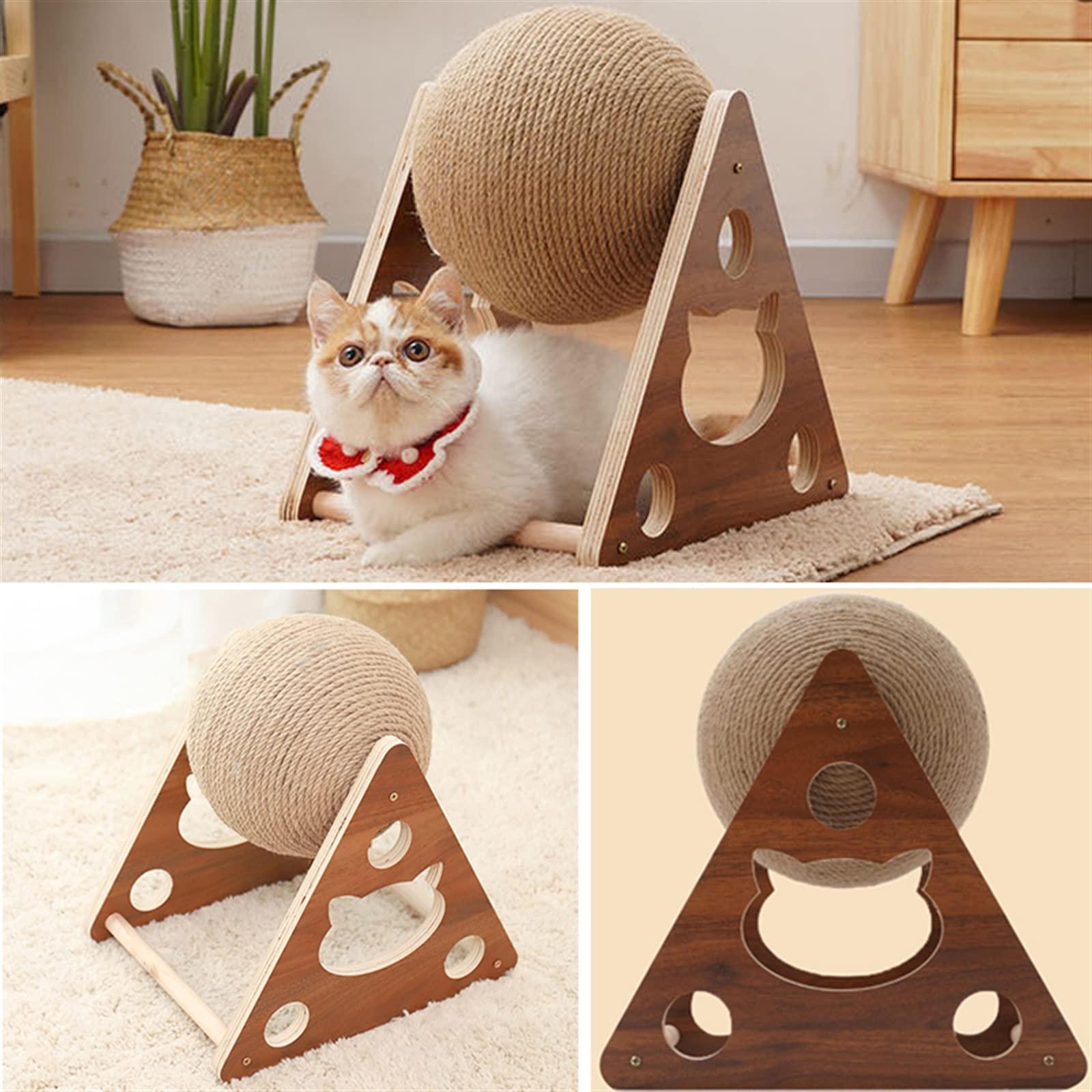 Planche à meuler pour chat en sisal premium et bois authentique