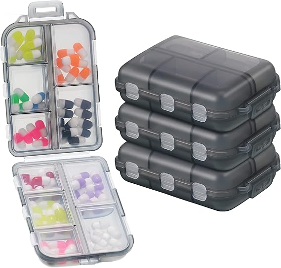 10 Grids Pill Cases Small Pill Organizer Box Weekly Travel