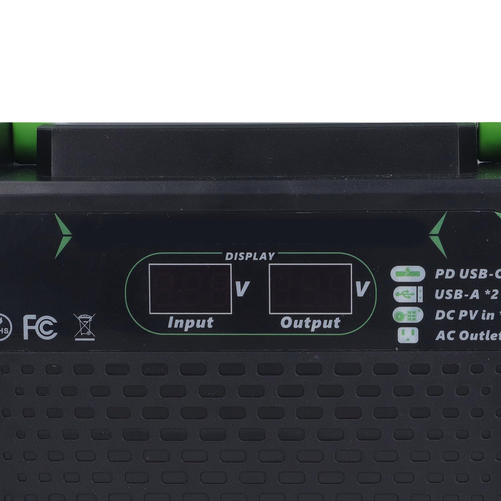 Ausla Przetwornica Samochodowa Zmodyfikowana Fala Sinusoidalna ABS Przetwornica Zasilania Pojazdu 12 V na 220 V 500 W z Wyświetlaczem LCD 2 Gniazda 2 Porty USB Szybkie Porty ładowania do Użytku W