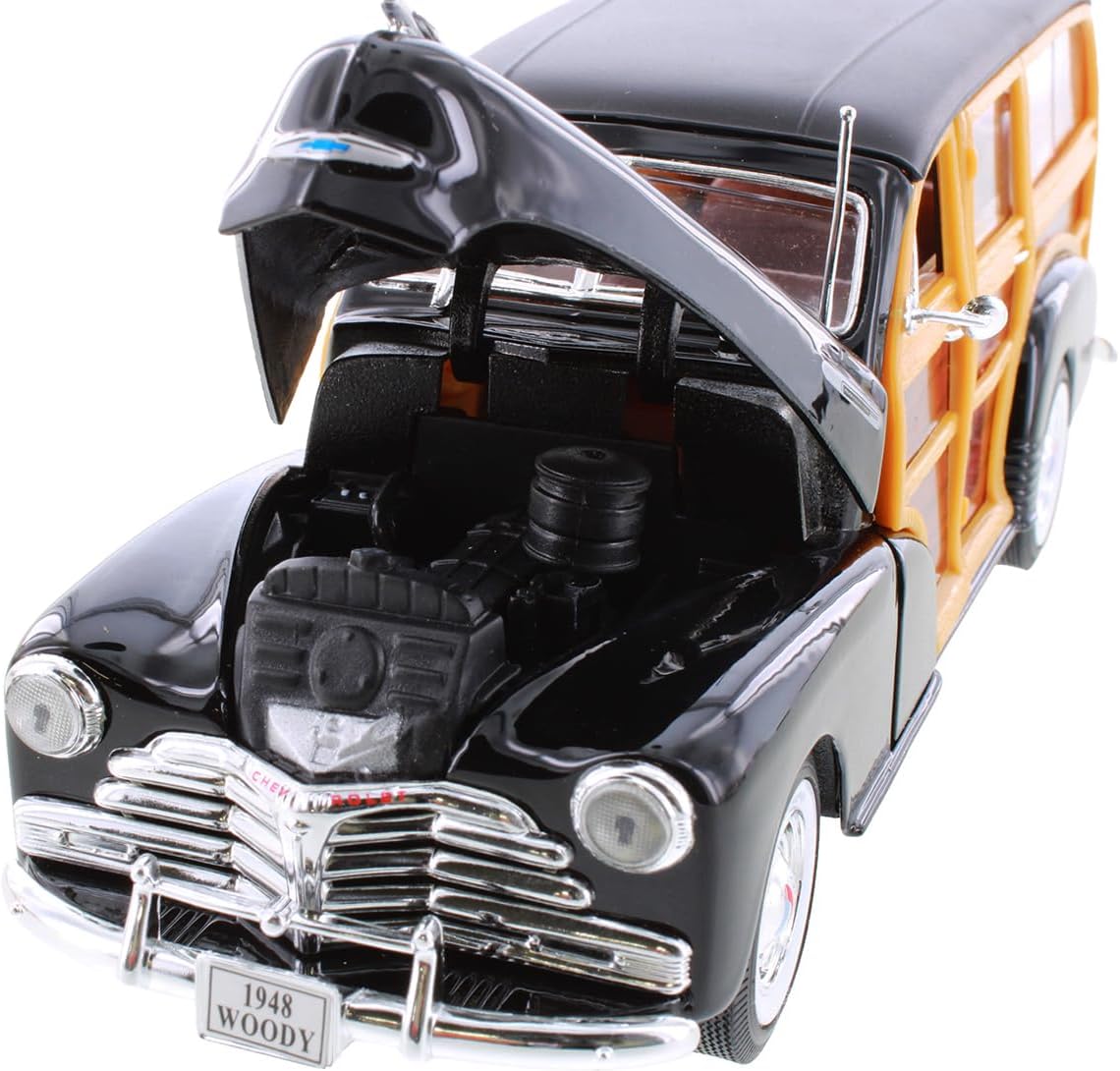 Box of 4 1948 Chevy Fleetmaster (ASSTD) 1/24 Scale Diecast Model Cars