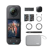 Insta360 X5 Pack Essential - Videocamera 8K 360, sensori da 1/1.28"