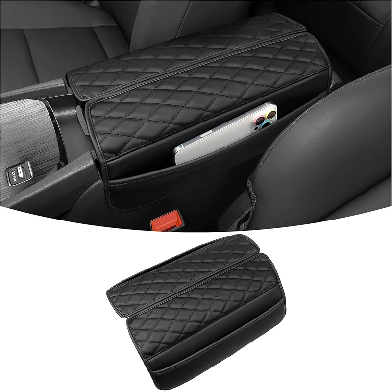 Capa do console central ZZEQYG em couro para Nissan Rogue 2021-2026