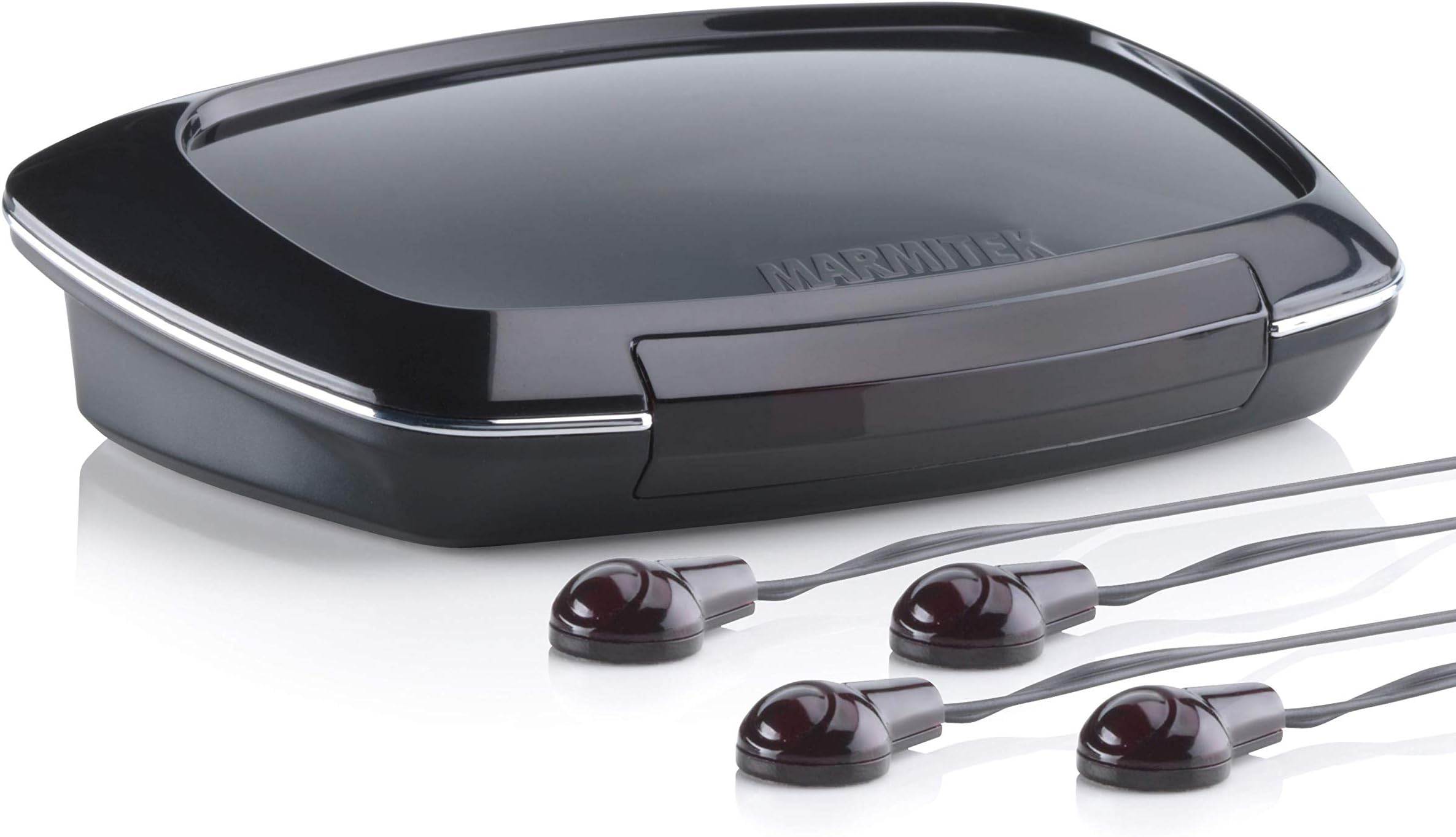 IR extender - Marmitek Invisible Control Black 4 - Hide your TV components - 4x IR LED emitter to operate 4 devices - Use your own remote control - Table top receiver - Glossy black