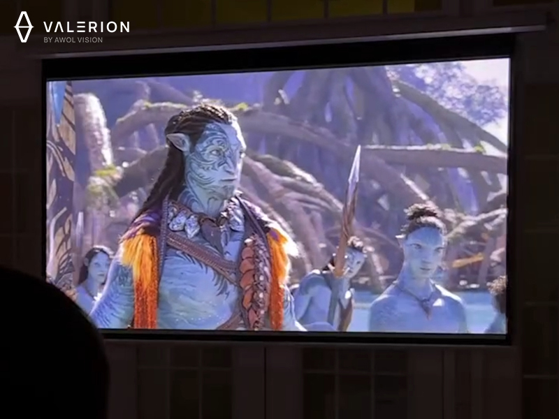 Amazon | Valerion 100インチ固定フレームプロジェクター用スクリーン