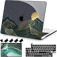 Vista 29 de Teryeefi para MacBook Pro Funda de 13 pulgadas 2022 2021 2020-2016 A2338 M2/M1 A2251 A2289 A2159 A1989 A1706, Funda rígida transparente para laptop