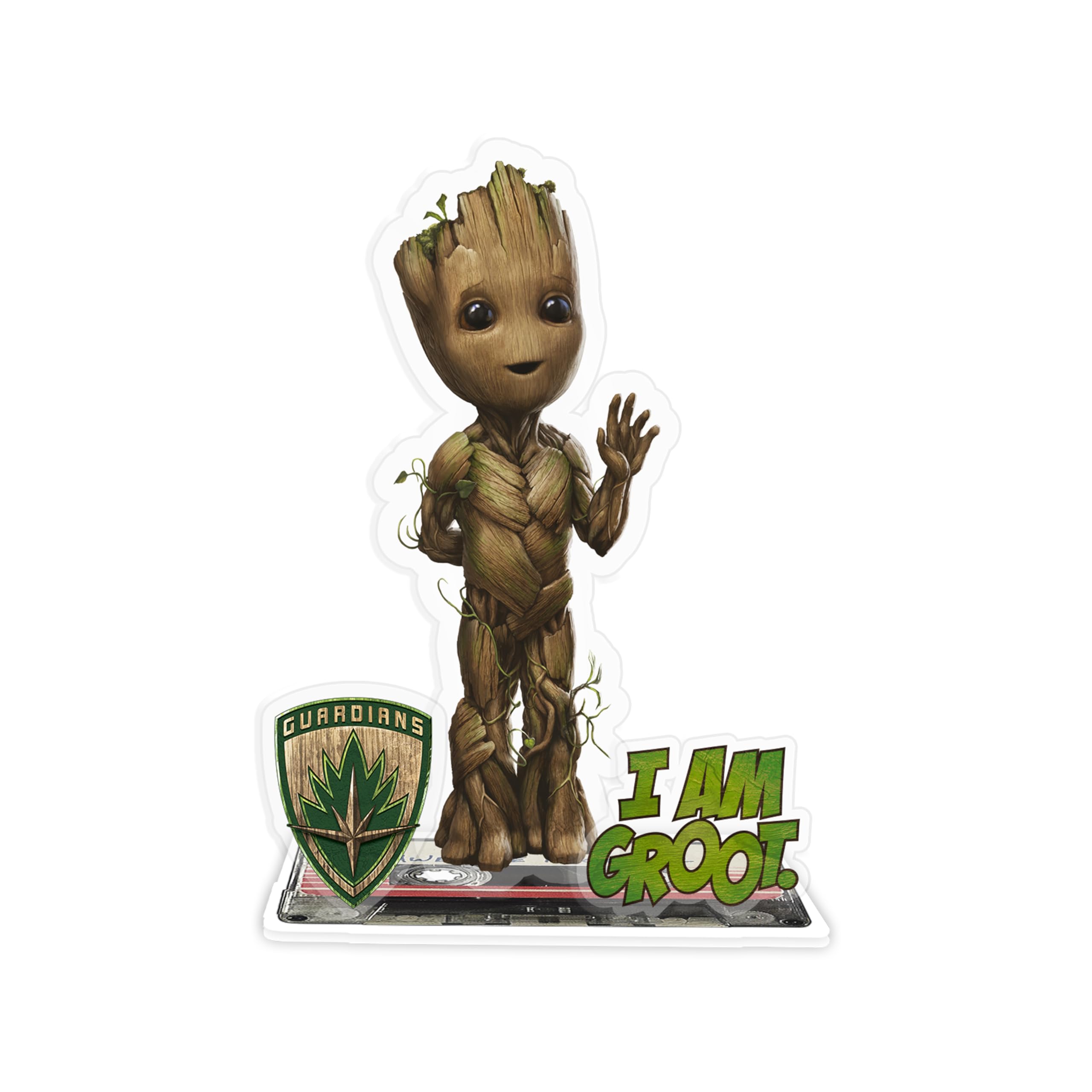 Baby Groot Marvel Acryl de ABYSTYLE figura coleccionable acrílica para fans de Guardianes de la Galaxia
