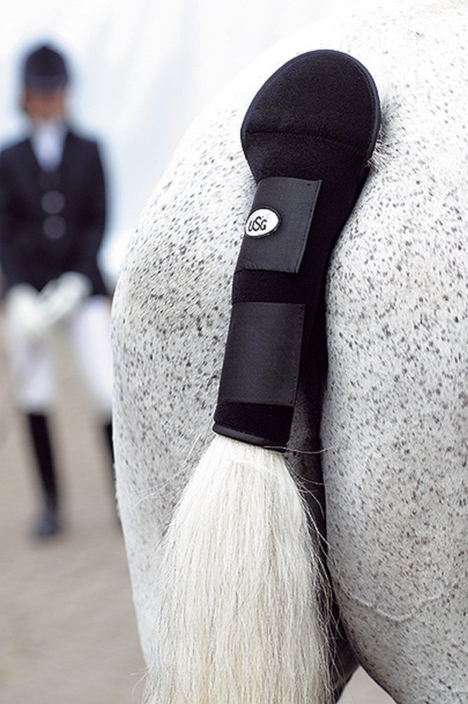 USG - Protector de Cola de Neopreno con Cintas Ajustables, Negro