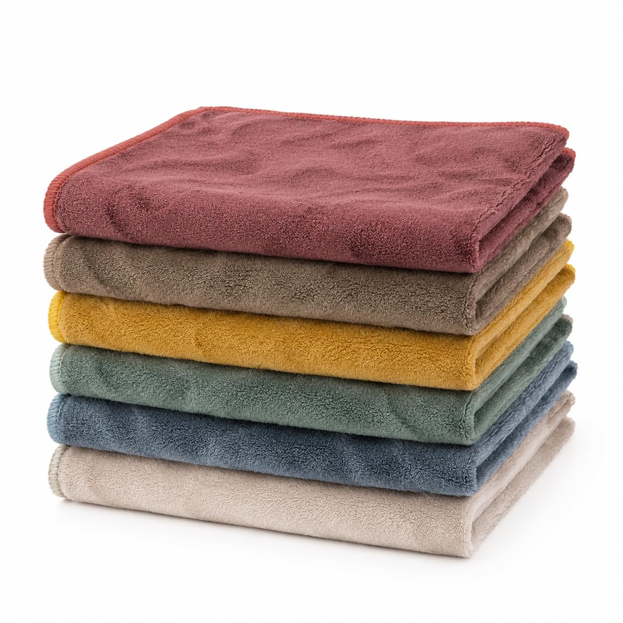 Everyday Comfort Microfiber Handkerchief Set for Women – Pack of 12 Ultra Soft Quick-Dry Reusable Hankies | Highly Absorbent Face Towels | Lightweight Multicolor Handkerchiefs (25 x 25 cm)-image-41