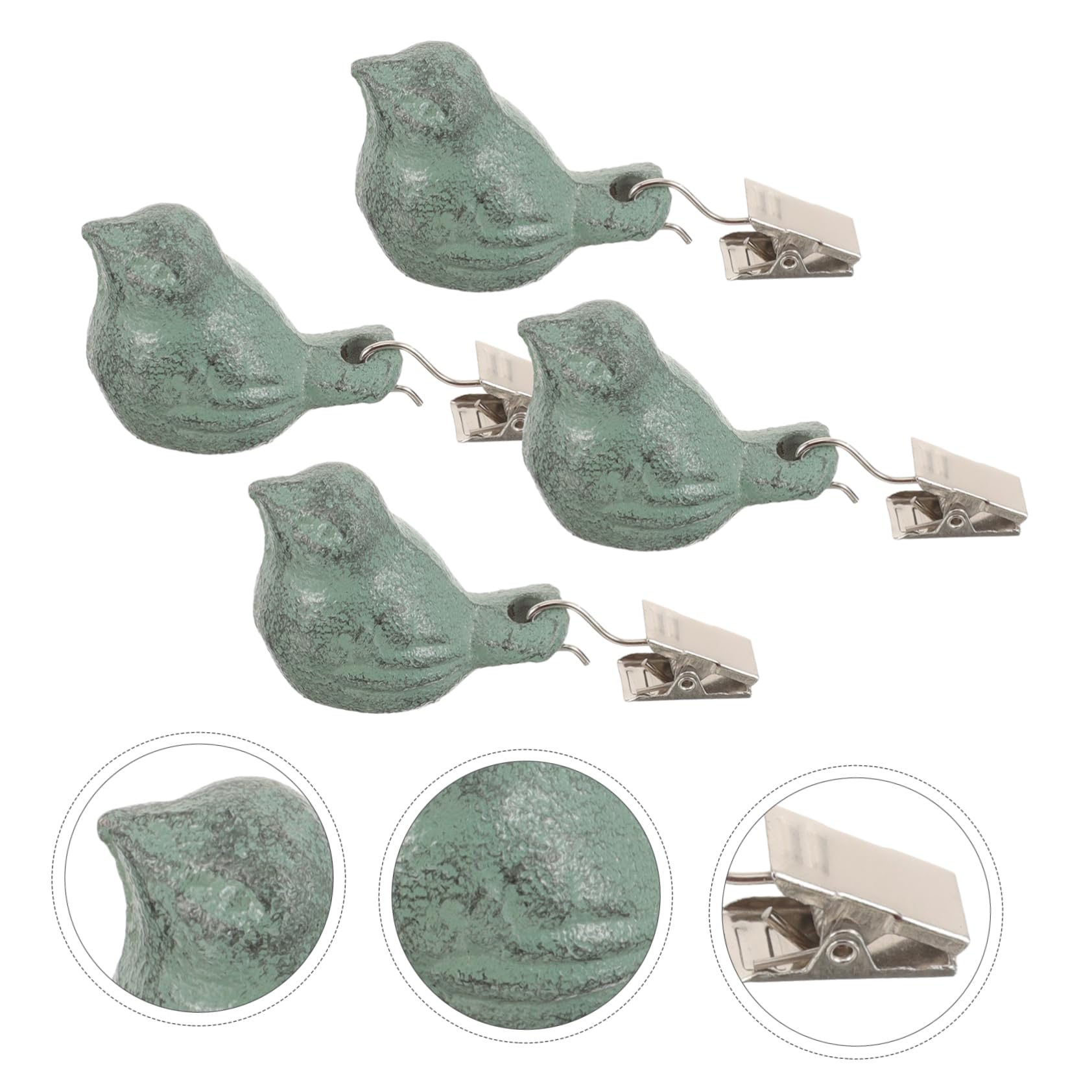 4pezzi Fermatovaglia Creativi Clip per Tovaglia Picnic e Resistente e all