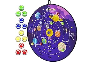 BooTaa 29" Large Dartboard for Kids, Perfect for Outdoor Activities for Kids Ages 4-8