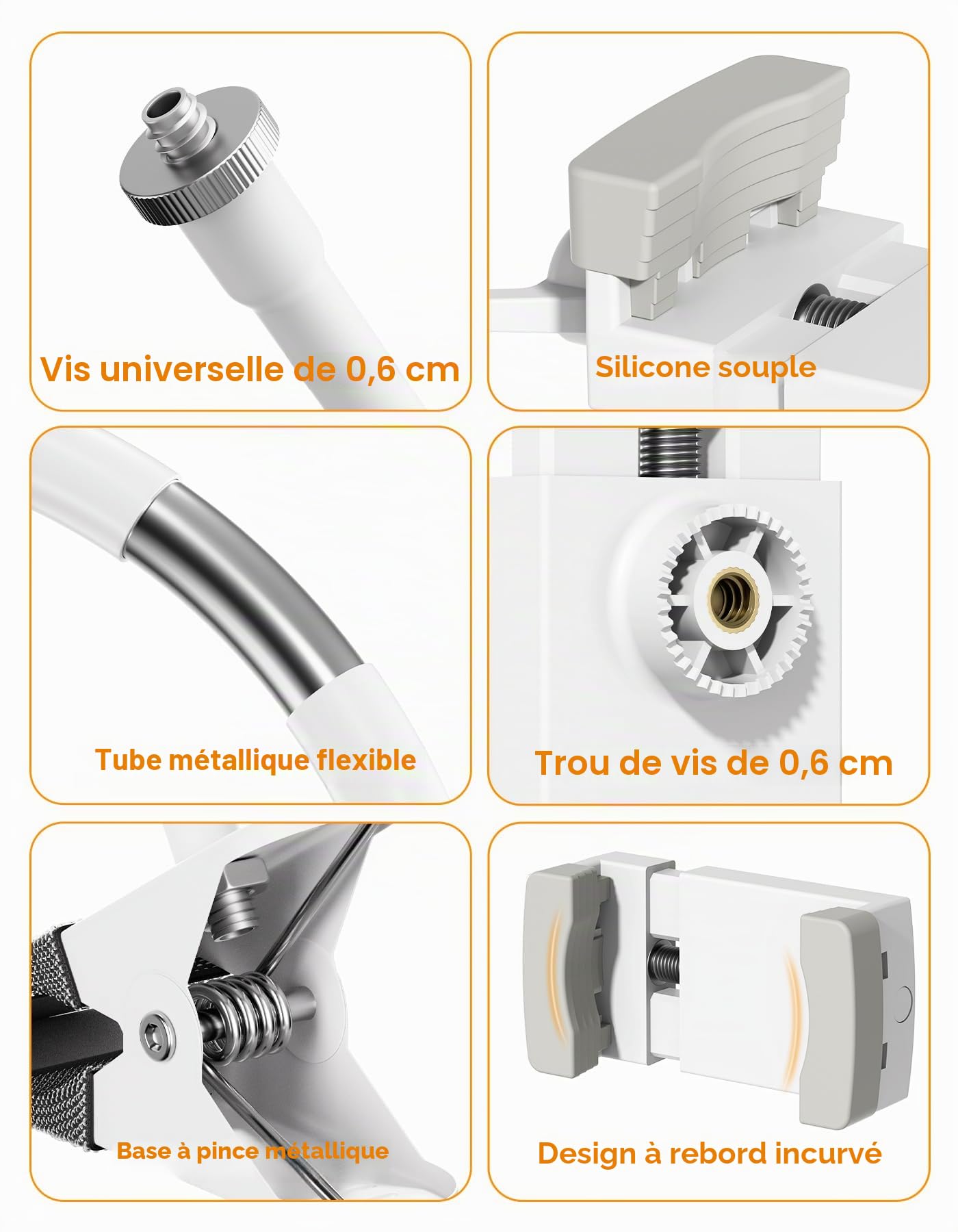 Support Universel pour Moniteur Bébé GHB Philips Avent avec Pince