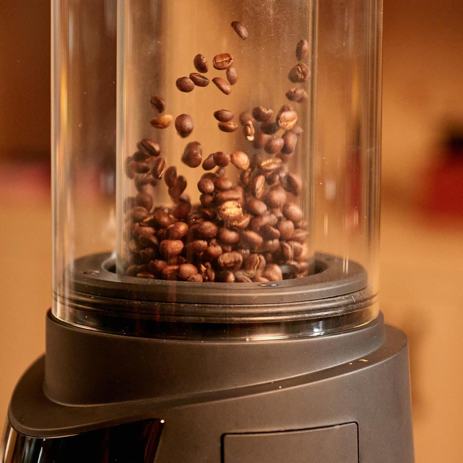 Smart Home - Tostador de granos de café, pantalla digital, modos automático y manual, capacidad de 300 g, colección de humo ultra bajo, visualización transparente, refrigeración automática