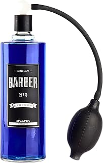 Marmara Barber Cologne - Best Choice of Barbers and Traditional Shaving Fans No:2 Series (Ball Pump Atomiser + 500ml x 1 Bottle)