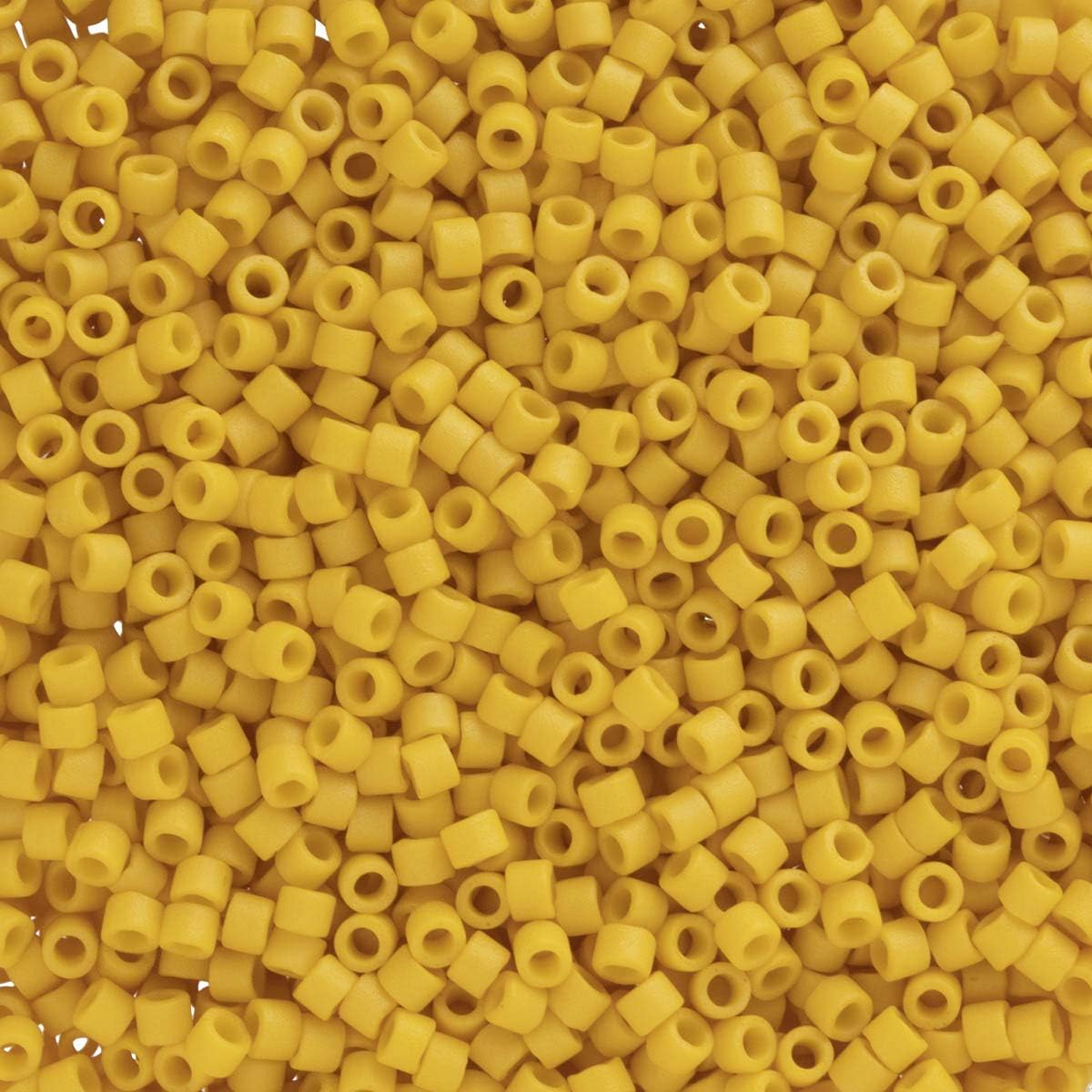 Miyuki Delica Seed Beads Bundle: Size 11/0, Yellow Opaque Glazed Palette Collection DB2284, DB2285, DB2286