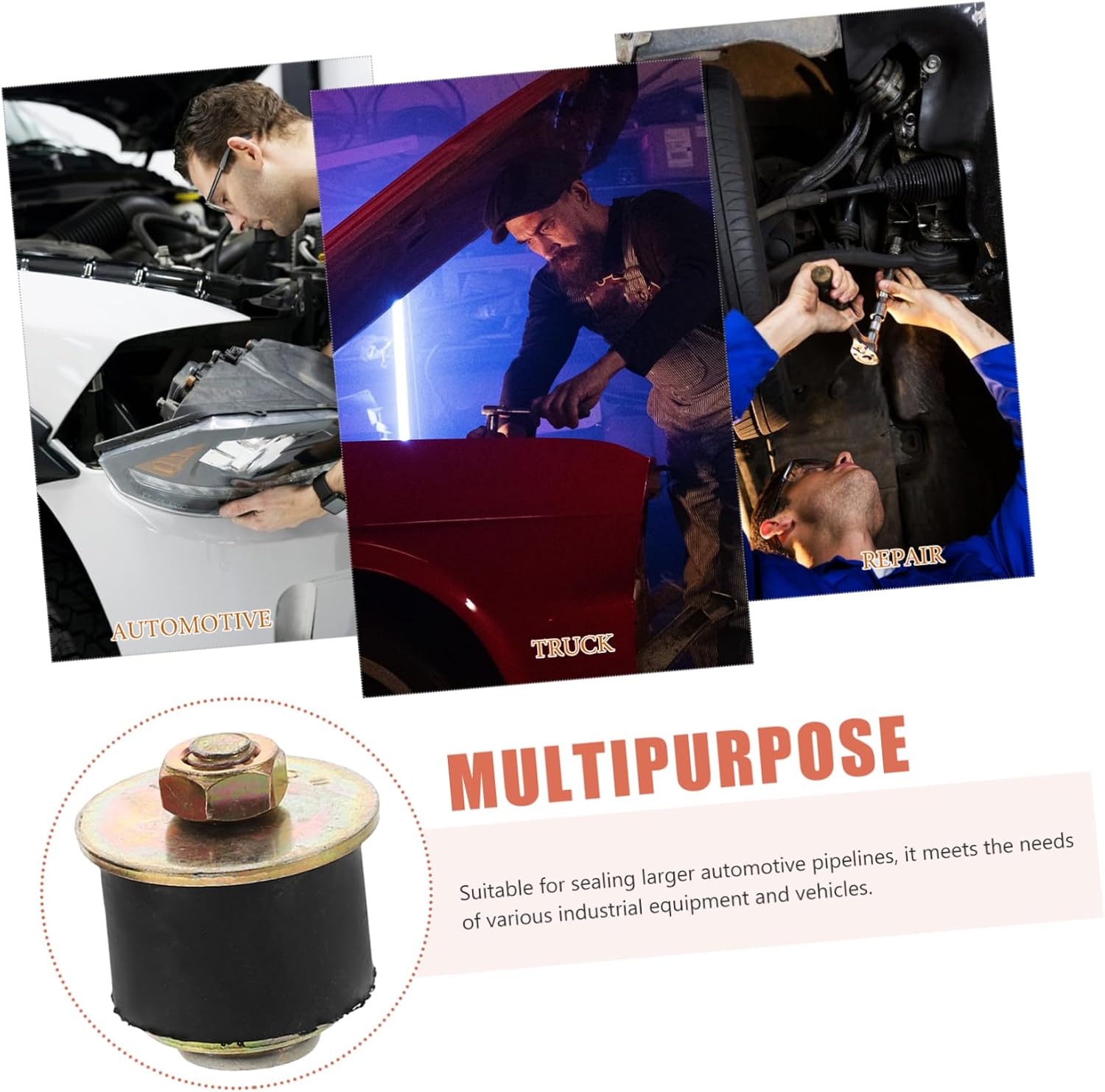CHILDWEET 8pcs Rubber Expansion Plug Industrial Hydraulic Oil Plug for Performance