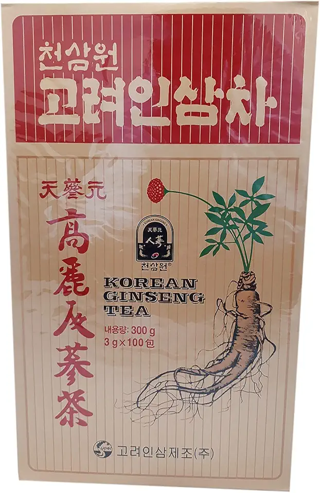 CHÁ DE GINSENG COREANO 100 SACHÊS