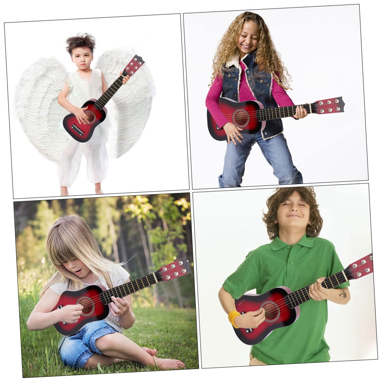 Guitarra Musical de Juguete 21 Pulgadas de Madera para Niños