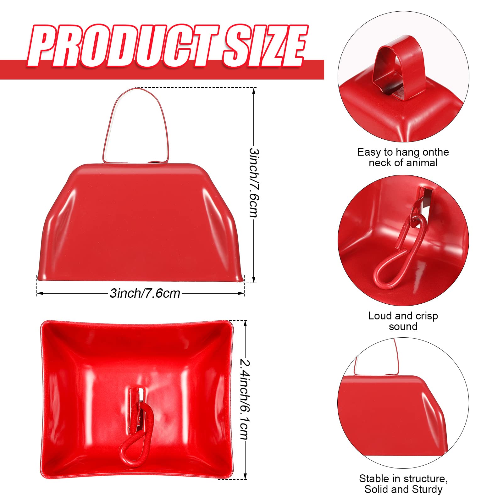 Cette Cloche Pour Vache Et Jument Mesure 15 Cm De Hauteur Totale