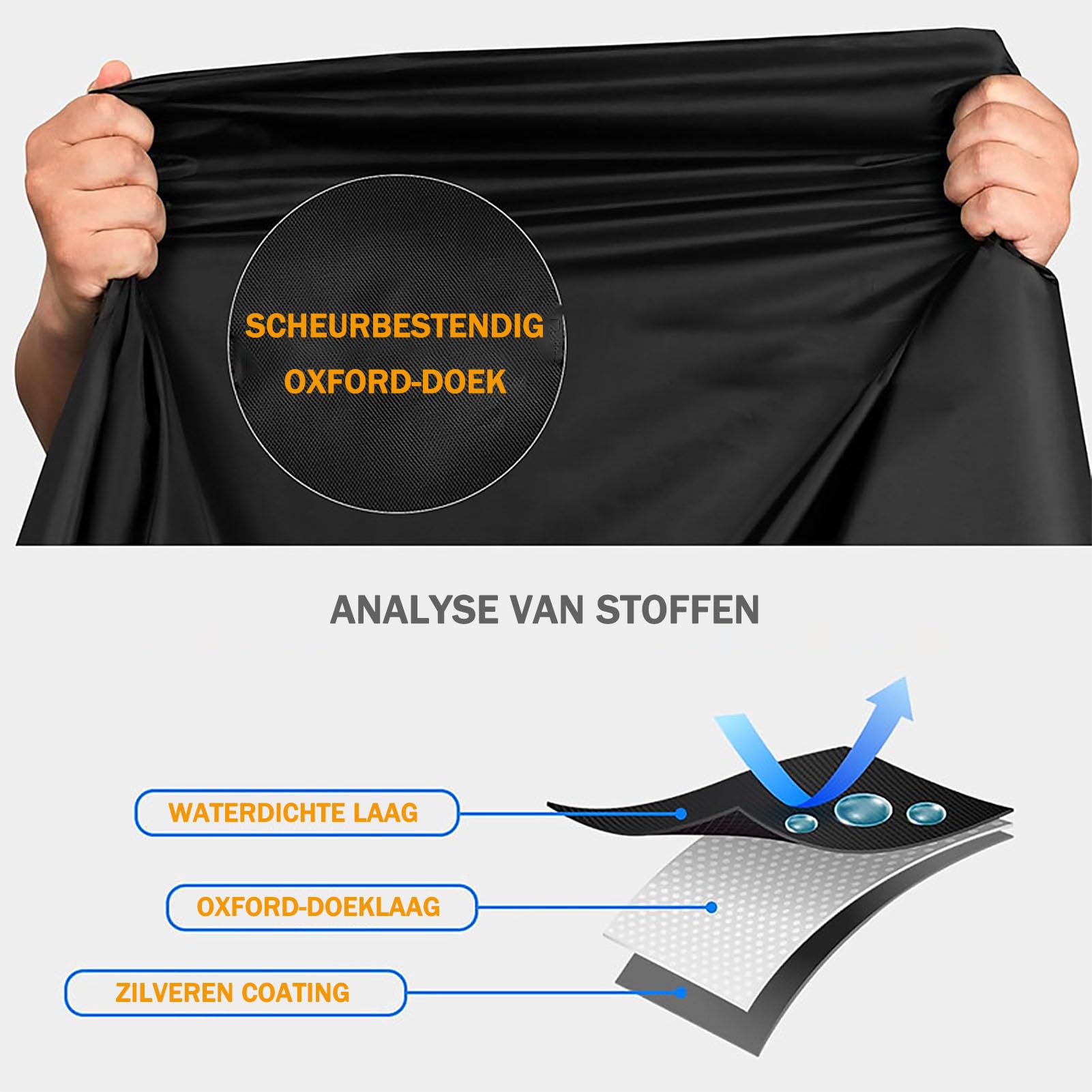 Motorrad Abdeckplane Für Yamaha XVS 1100 Drag Star - Wasserdicht Mit Schlossloch