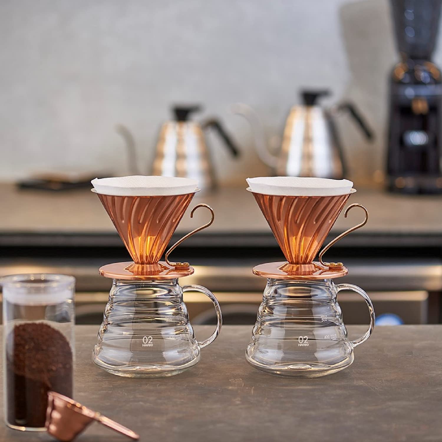 Amazon｜HARIO(ハリオ) V60カパードリッパー 1-4杯用 カパー 日本製 