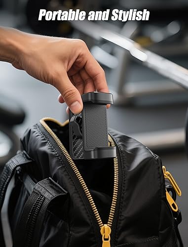 Miniatura 6 de Soporte magnético para teléfono de gimnasio soporte magnético ajustable de 360 grados, accesorios de gimnasio para hombres y mujeres, compatible con