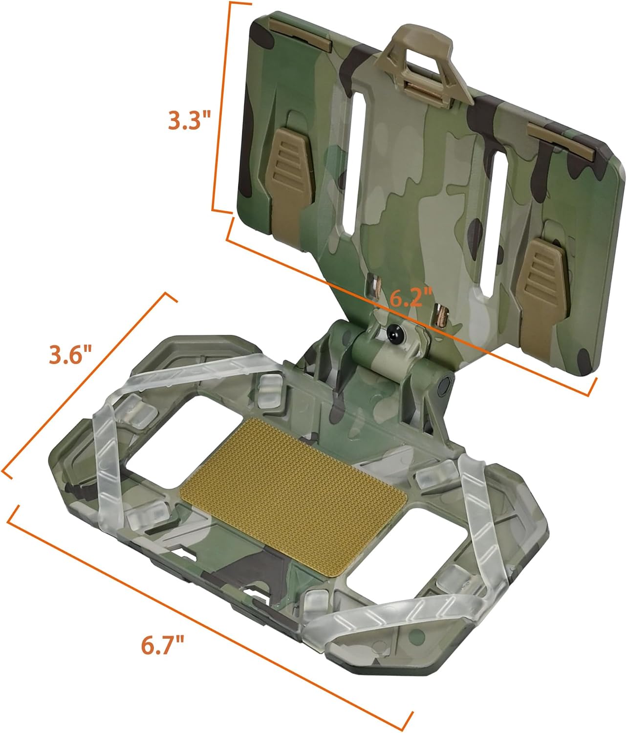 Tactical Plate Carrier Phone Mount, Universal Molle Phone Holder,Tactical Phone Holder Foldable Navigation Board for Tactical Vest Attachments
