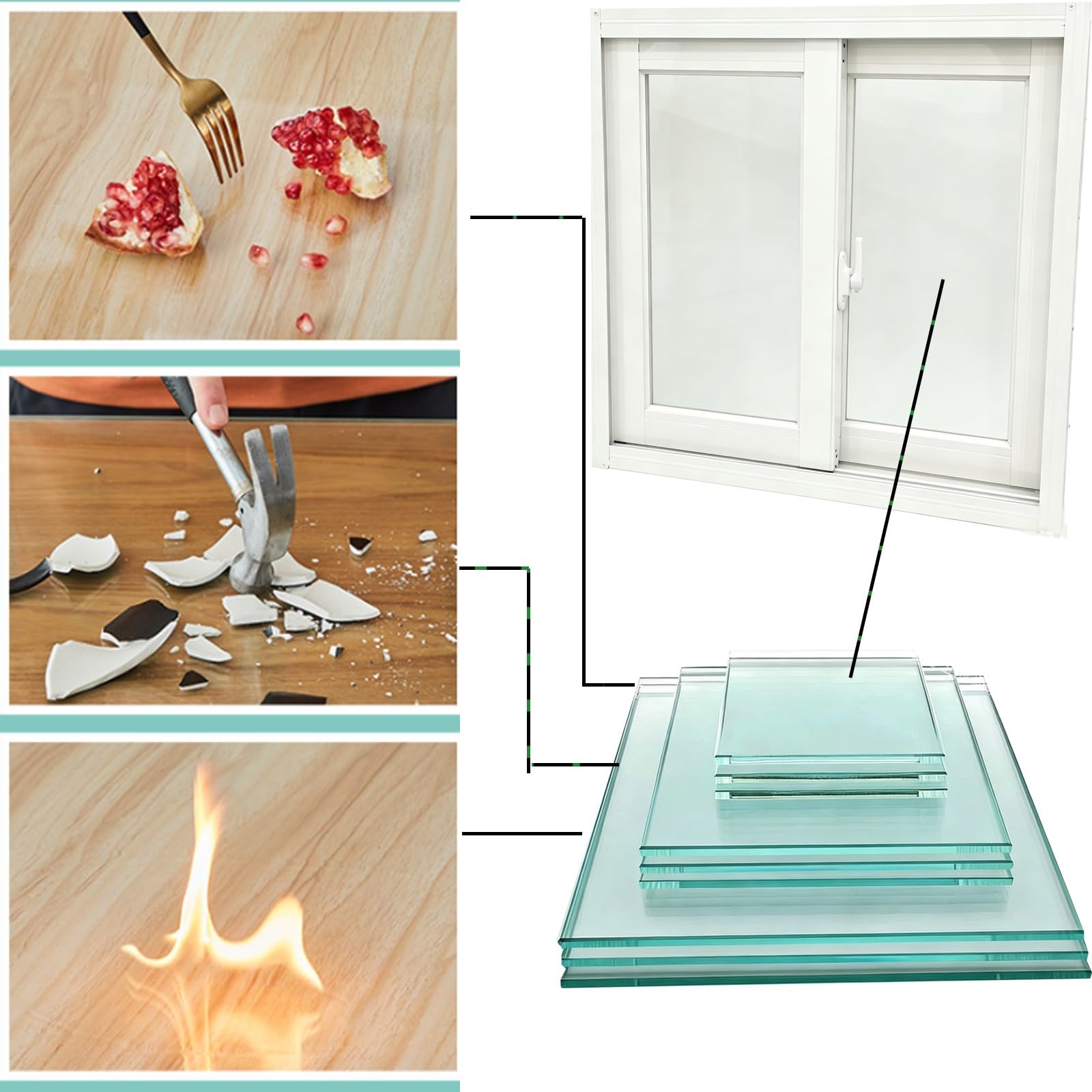 55 X 45Cm,53 X 45Cm,Home Windows Ersatz-Badezimmerfenster,Schuppenfenster | Weiß | Doppelt Verglast, Isoliert, Sanftes Gleiten, Wärmedämmung, For Schuppenhaus-Haushaltsschieber(64x20cm/25x8in)