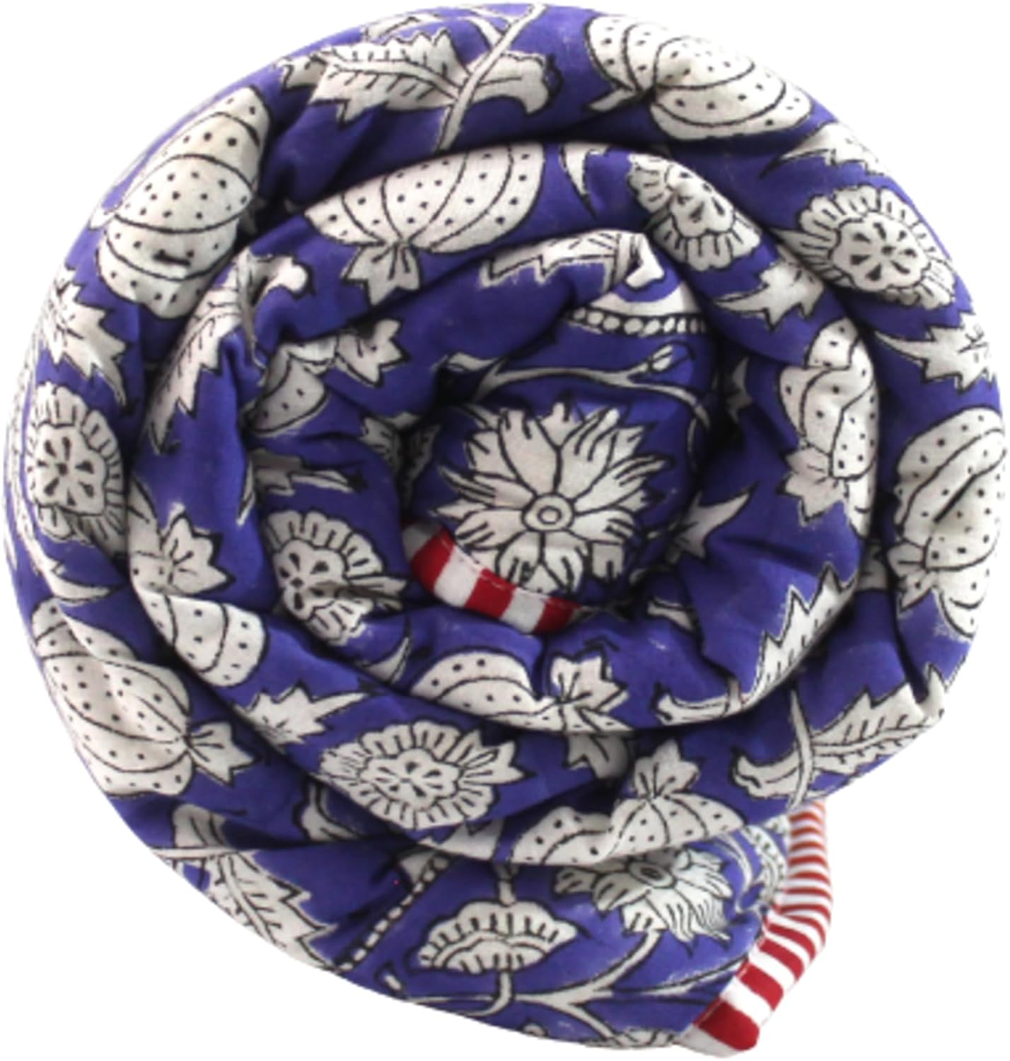 Aashita Creations 幼児用手仕事 カンタコットン ベビーキルト ベッドスプレッド スロー 花柄 ベビーキルト_110