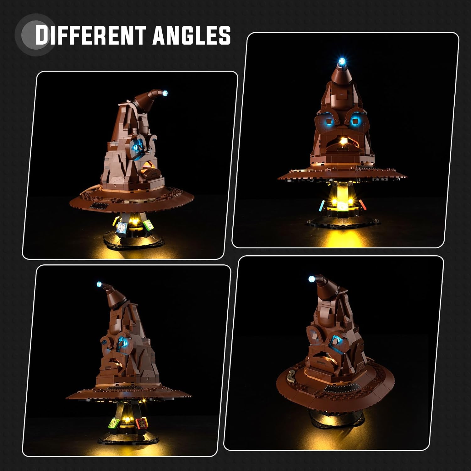 Nitemode Lighting Compatible with Lego 76429 Sorting hat, Upgraded Talking Sorting Hat Model (No Model)