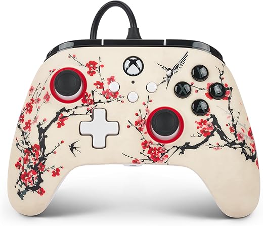 PowerA Advantage Wired Gaming Controller for Xbox Series X/S, Xbox One, PC, Windows 10/11, Warrior’s Nirvana (Officially Licensed)