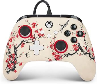 PowerA Advantage Wired Controller for Xbox Series X|S - Warrior's Nirvana, Gamepad, Wired Video Game Controller, Gaming Controller, USB-C, works with Xbox One and Windows 10/11, Officially Licensed