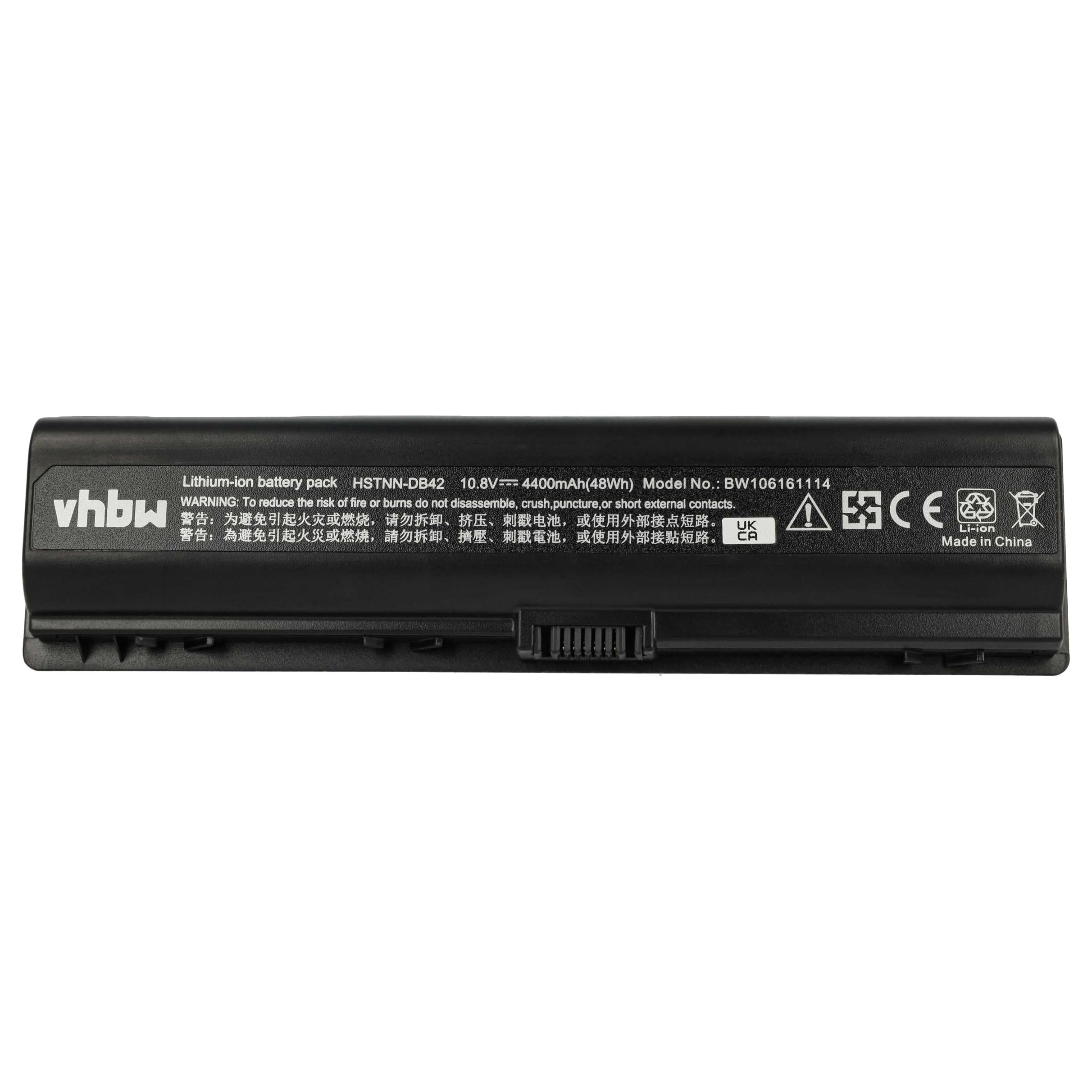 vhbw 1x batteria compatibile con HP Pavilion DV6-7099, DV6-8099, DV6-8000, DV6T-8000, DV6T-7000 notebook (6600mAh, 10,8V, Li-Ion