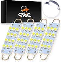 Vista 6 de Bombillas LED 12-SMD 3528 Festoon de 1.732 in para puerta lateral de coche de cortesía de bucle rígido de 1.73 pulgadas bombillas LED 561 562 567