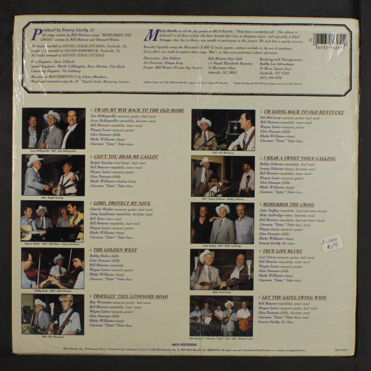 and stars of the bluegrass hall of fame LP