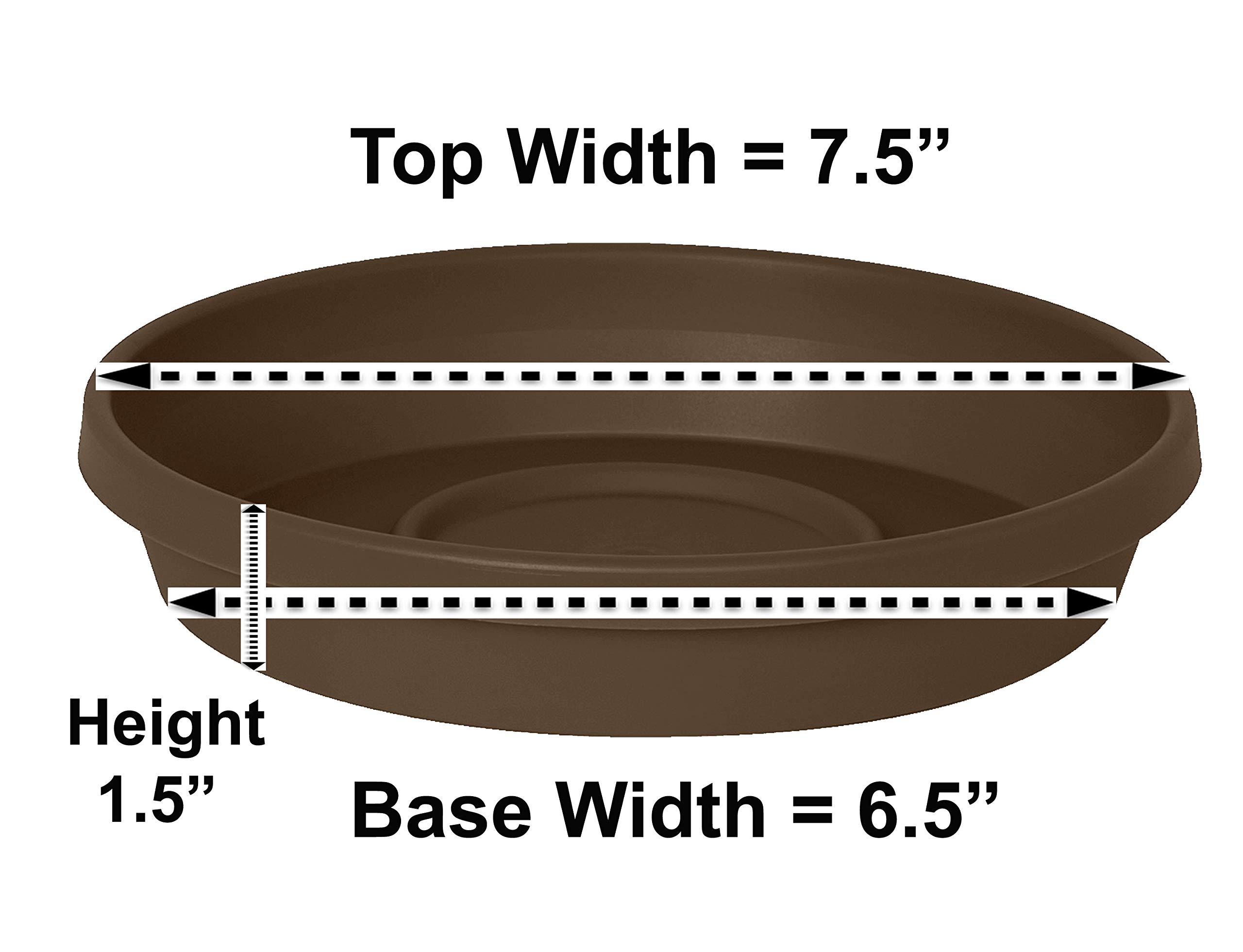 Bloem Terra Plant Saucer Tray for Planters 6-8