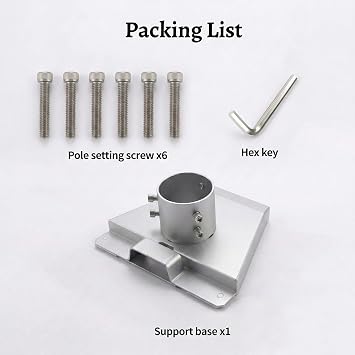 Starlink Pipe Adapter for Gen 3/4/4X (Pipe Not Included)