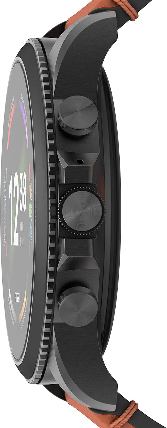 Miniatura 2 de Fossil Gen 6 - Reloj inteligente con pantalla táctil de 1732in con Alexa integrado frecuencia cardíaca oxígeno en sangre seguimiento de actividad