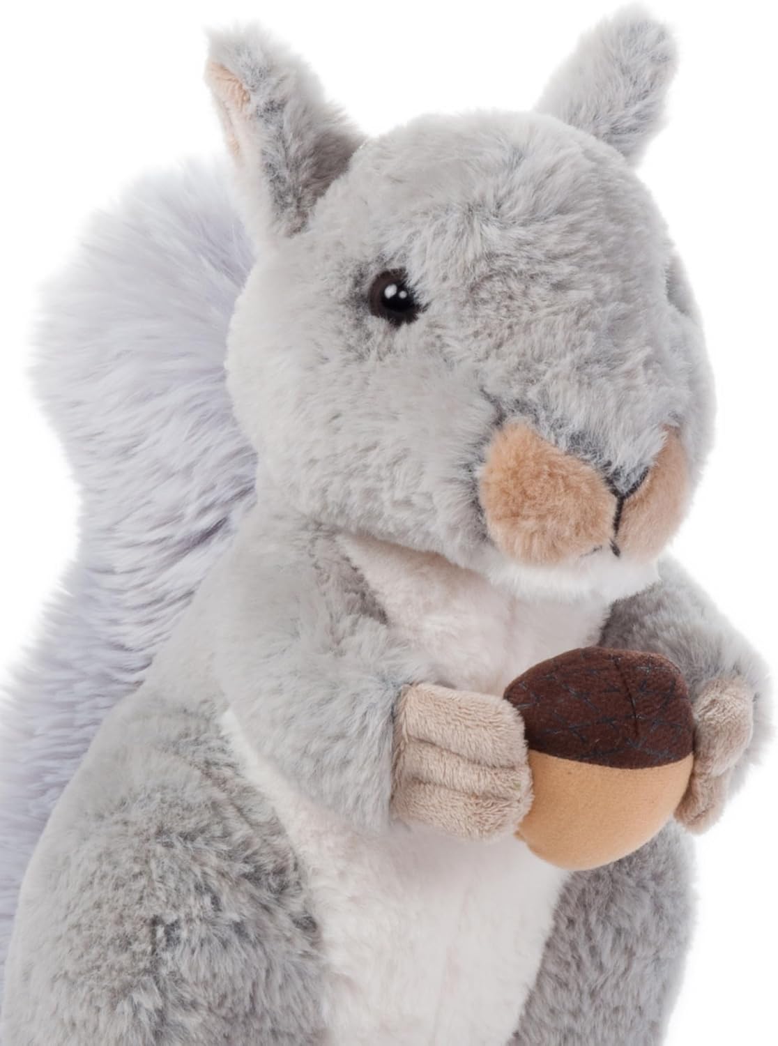 The Petting Zoo Grey Squirrel Stuffed Animal, Gifts for Kids, Wild Onez Zoo Animals, Grey Squirrel Plush Toy 12 inches