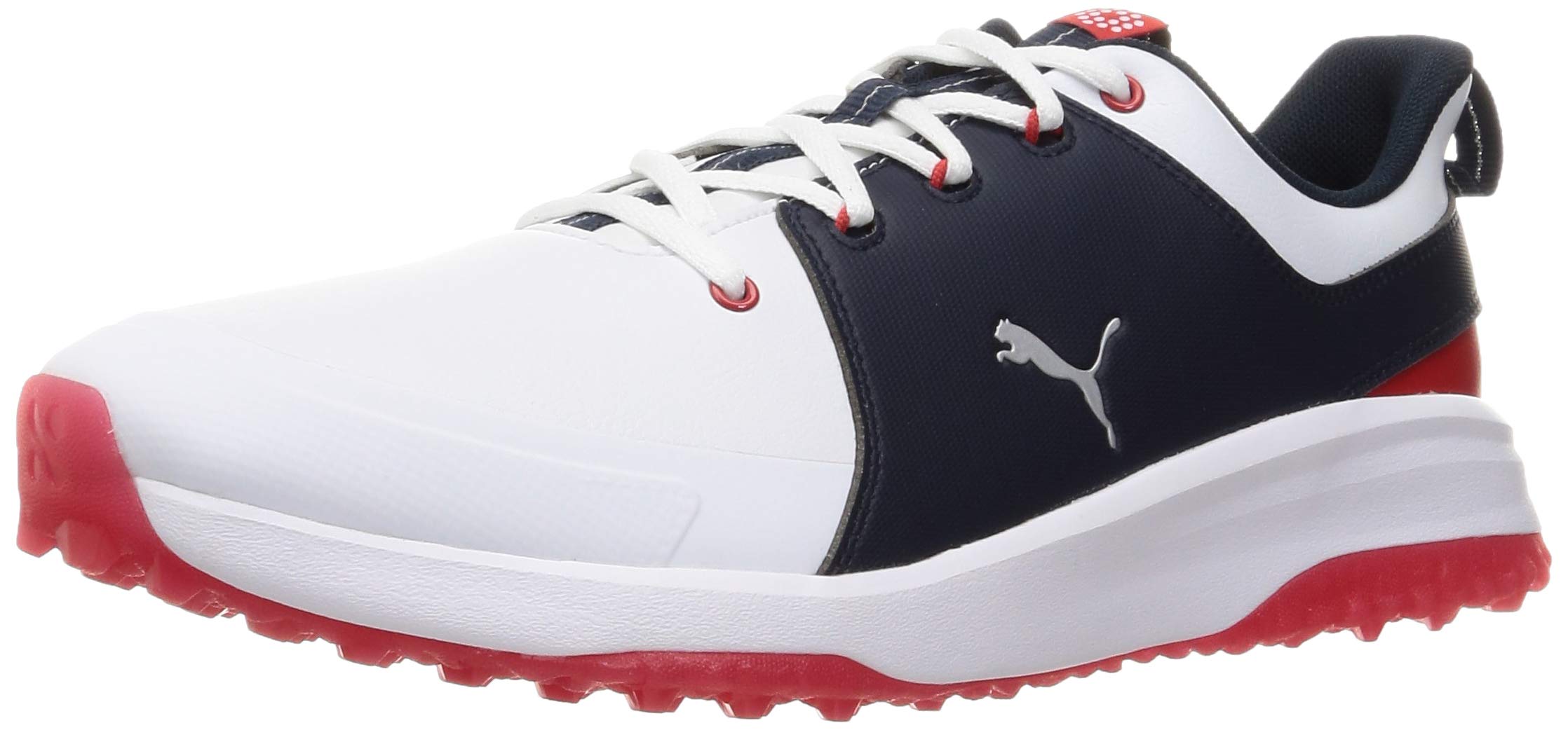 [PUMA] [プーマ] ゴルフ スパイクレス シューズ グリップ フュージョン プロ 3.0 メンズ プーマ ホワイト/プーマ シルバー/ネイビー ブレザー (194467)(05) 26.5 cm