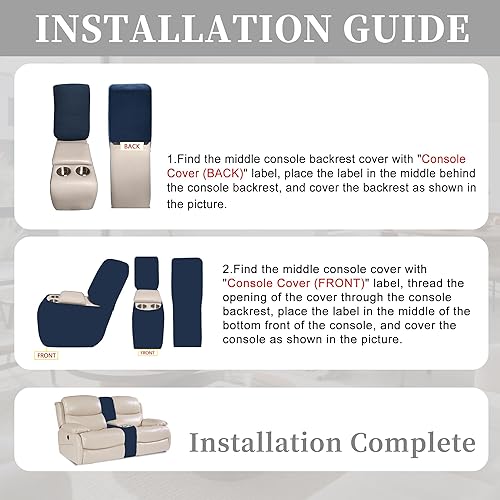 Miniatura 318 de Fundas 100% impermeables para sofá reclinable seccional, fundas para sofá reclinable en forma de L, funda para sofá seccional de esquina en forma de