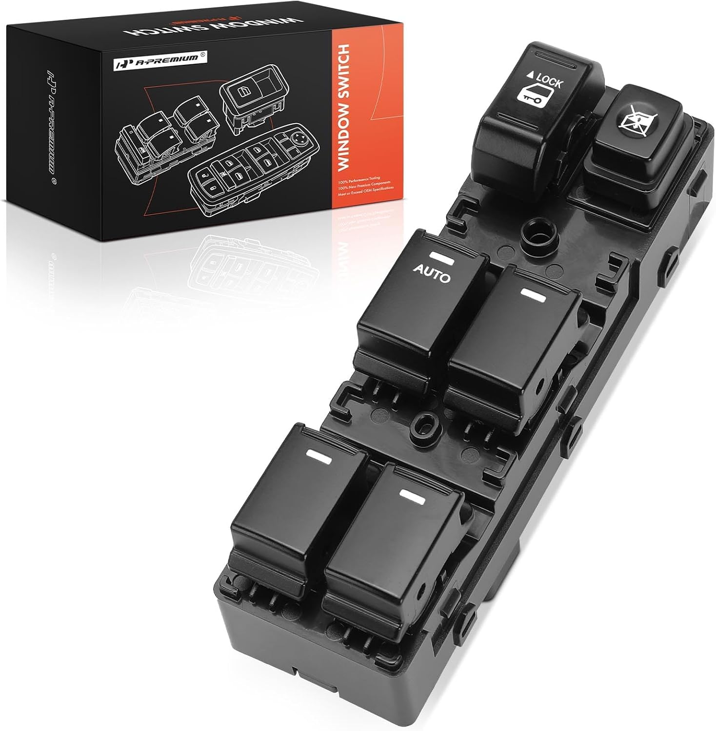 A-Premium Master Power Window Switch Compatible with Kia Sorento 2011 2012 2013 2014, Front Left Driver Side