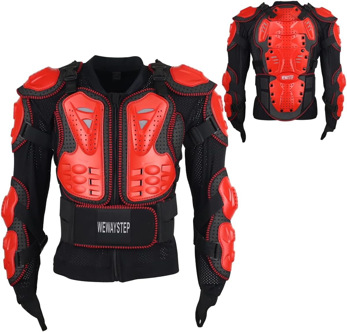 Motorcycle Protective Jacket Full Body Armor, Chest Spine Protection Dirt Bike Gear for Men Motocross MTB Racing