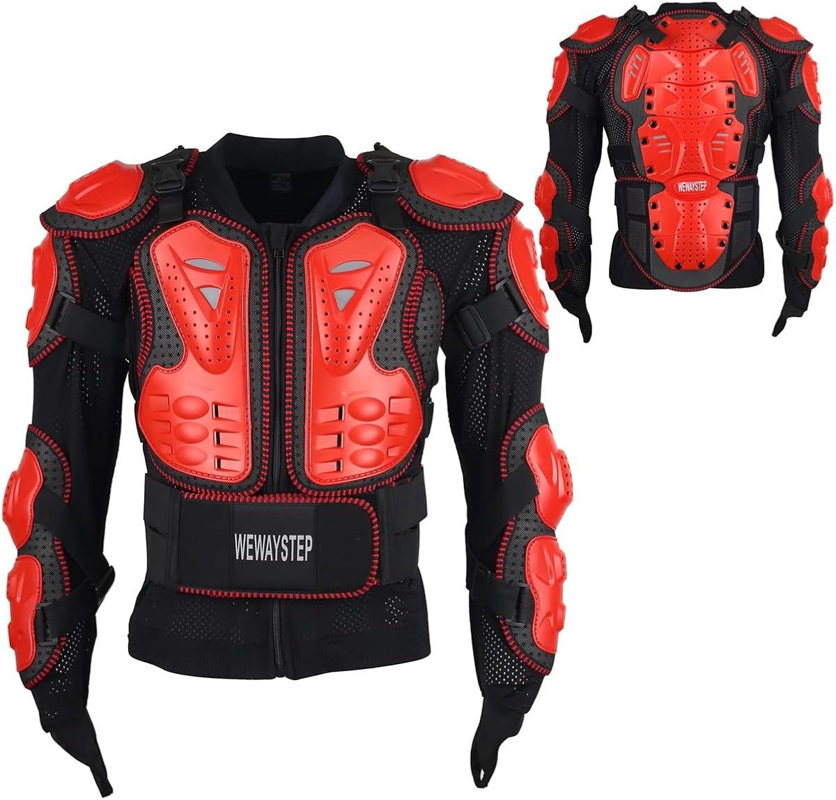 Motorcycle Protective Jacket Full Body Armor, Chest Spine Protection Dirt Bike Gear for Men Motocross MTB Racing Off-Road : Automotive