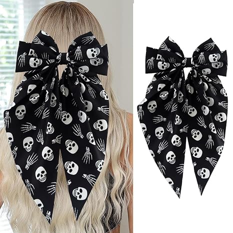 Halloween Hair Accessories Bow Hair Clips for Women