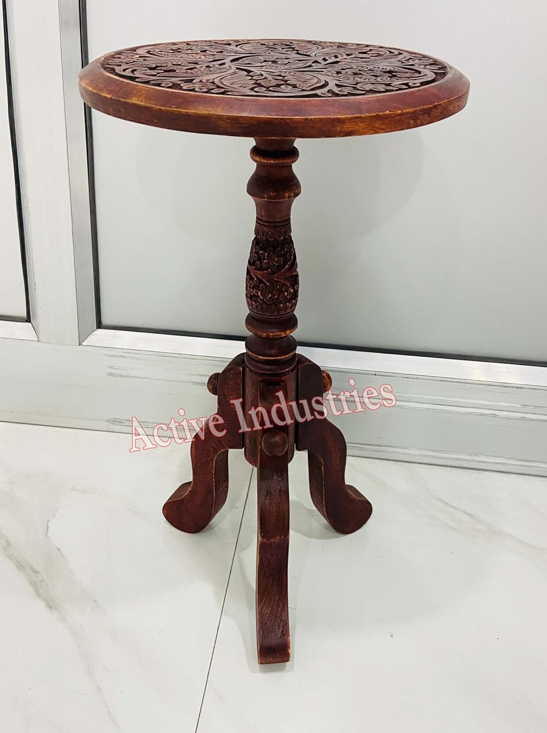 Nautical Wooden Stool for Home & Office Coffee Table and Room Bed Side Flower Stool Rustic Vintage Home Decor