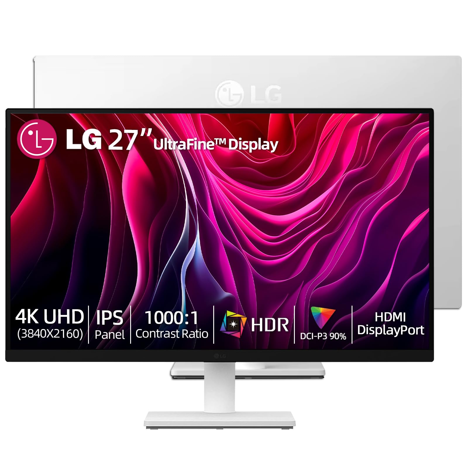 Amazon.com: LG 27”Ultrafine UHD (3840 x 2160) 4K, IPS Monitor