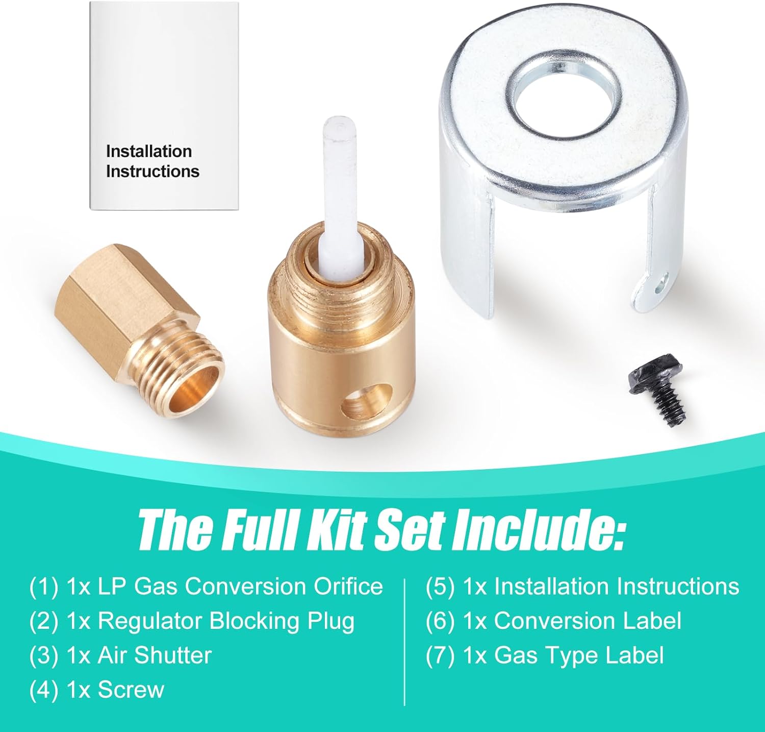 WE25X217 Liquid Propane Conversion Kit fit for GE, Hotpoint Gas Dryers, Natural Gas to LP Conversion Kit Replace WE25X0217, WE25X0190, WE25X0214, WE25M32, WE25X0216 with Instructions