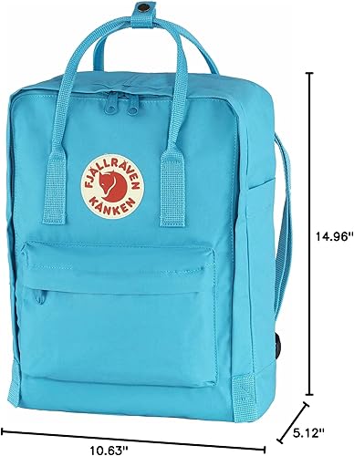 Vista 81 de Fjallraven Mochila Kanken Classic para el diario Azul cielo