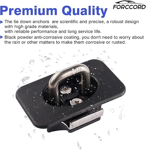 Miniatura 10 de Ajuste personalizado para anclajes de amarre F150 F250 F350 2015-2022 2023 2024 2025 2026 Reemplazo # FL3Z-99000A64-B amarre de caja para camión